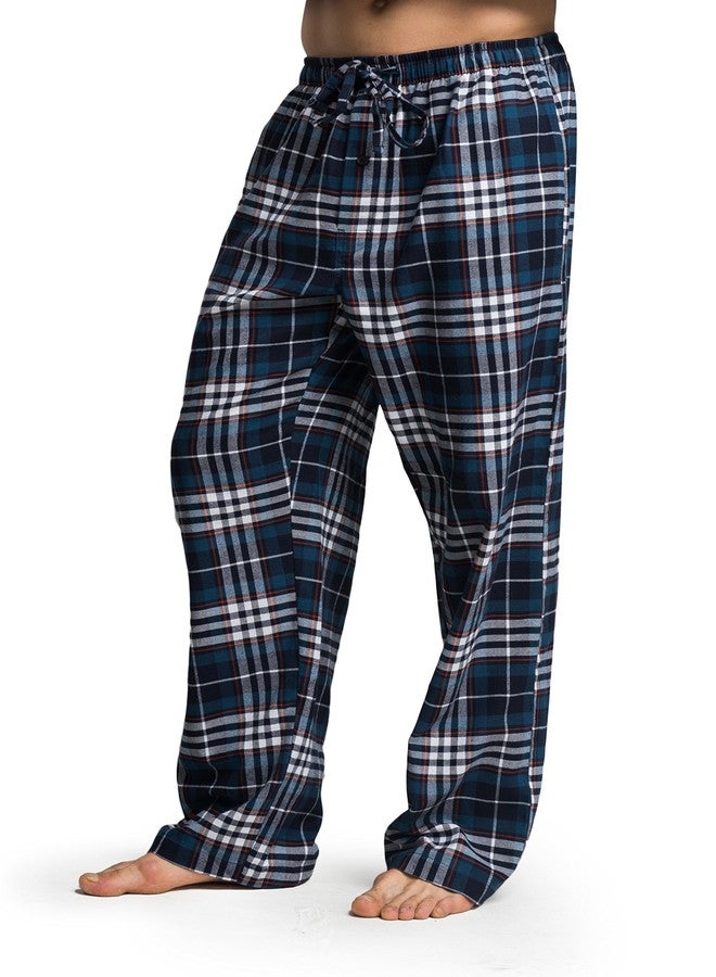 CYZ Men's 100% Cotton Super Soft Flannel Plaid Pajama Pants (S, F17014) - Image 1